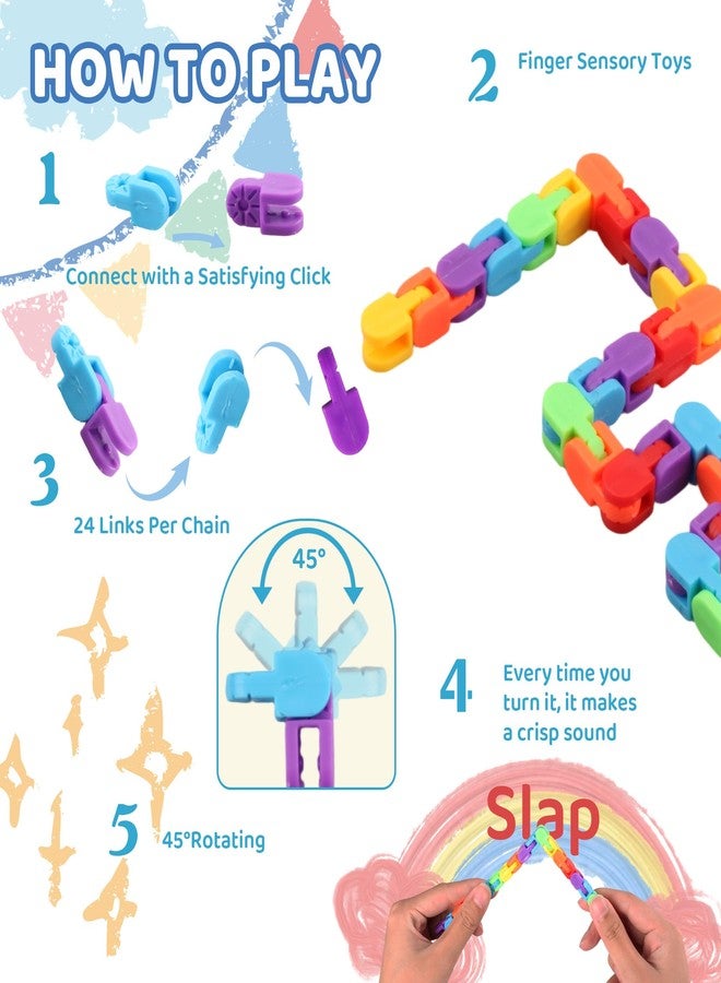 KOSIDEN 20pcs Wacky Track Fidget Toys Sensory -Party Favors,Goodie Bag,Bulk Fidget for Classroom ,School Students Gifts Prizes Birthday Christmas Stocking Stuffers for Kids ,Teens Adults - Image 4